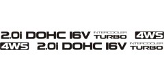 2.0i DOHC 16V IT 4WS Decal